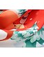 baratos Christmas Dresses-Mulheres Vestido A Line Vestido no Joelho Vermelho Manga Longa Estampado Cordões Laço Estampado Outono Verão Decote Redondo Elegante Casual Natal 2021 S M L XL XXL