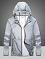 cheap Running &amp; Jogging Clothing-Men&#039;s Long Sleeve Windbreaker Running Skin Jacket Full Zip Outerwear Coat Top Athletic Athleisure Summer Waterproof UV Sun Protection Quick Dry Fitness Gym Workout Running Jogging Sportswear Solid