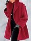 abordables Manteaux &amp; Trenchs Femme-Manteau Veste à capuche Femme Actif Casual Plein Air du quotidien Saint Valentin Normal Manteau Gris Violet Rouge Automne L&#039;hiver Sweat à capuche Ample S M L XL XXL 3XL / Coupe Vent