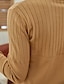 cheap Sweaters-Women&#039;s Sweater Solid Color Hollow Out Knitted Basic Long Sleeve Sweater Cardigans Fall Winter Shirt Collar Beige