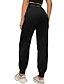 cheap Pants-Women&#039;s Sporty Sports Daily Chinos Pants Solid Colored Full Length Black