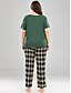 cheap Best Selling Plus Size-Women&#039;s Cotton Blend Suits XL Green