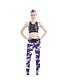 abordables Pants-Femme Sportif Yoga Respirable Des sports Quotidien Joggings Pantalon Camouflage Cheville Noir Violet Rose Claire Arc-en-ciel Gris