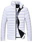 abordables Best Sellers-goddessvan hommes garçons packable doudoune hiver chaud zip manteau outwear blanc