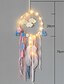 preiswerte Haus &amp; Garten-LED Boho Traumfänger handgemachte Geschenk Wandbehang Dekor Kunst Ornament Handwerk Wolke 75 * 20cm für Kinderzimmer Hochzeit Festival