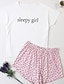 abordables Best Selling Plus Size-Femme Intérieur Polyester Vêtements de détente Graphique XL Blanche / Lettre