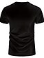 cheap Tank Tops-Men&#039;s T shirt Graphic 3D Print Round Neck Plus Size Daily Holiday Short Sleeve Print Tops Elegant Exaggerated Black