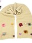 cheap Kids&#039; Scarves-1pcs Kids Unisex Active Floral Knitting Scarves White / Black / Red One-Size