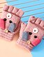 baratos Kids&#039; Scarves-2pcs Infantil Unisexo Activo Desenho Animado Tricotado Misturas de Lã / Roupa de Malha Luvas Rosa / Rosa empoeirada / Cinza Claro Tamanho Único