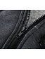 baratos Trench Coats e Casacos Femininos-Mulheres Parque Outono Inverno Primavera Diário Padrão Casaco Com Capuz Quente Normal Casual Casaco Manga Longa Bolsos Com Capuz Sólido Azul Vinho Cinza Claro / Forrado