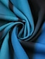 preiswerte Maxi-Kleider-Damen Etuikleid Maxikleid Blau Langarm Punkt Geometrisch Mehrlagig Druck Herbst Frühling Rundhalsausschnitt heiß Vintage Urlaubskleider Aufflackern-Hülsen- Lose 2021 M L XL XXL 3XL
