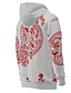 billige Hoodies-Herre Dyremønstret Grafisk Kinestisk Stil Pullover-hættetrøje 3D-udskrivning Weekend Afslappet Gade Hættetrøjer Sweatshirts Hvid
