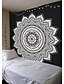 billige Wall Tapestries-mandala boheme væg tæppe gardin dekorativt tæppe hængende hjem soveværelse stue sovesal dekoration boho hippie psykedelisk blomster blomst lotus indisk