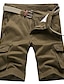 cheap Pants-men&#039;s lightweight cargo shorts,relaxed fit casual multi-pocket outdoor  shorts sf01 army yellow 34