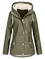 cheap Coats &amp; Trench Coats-Women&#039;s Coat Fall &amp; Winter Daily Sports Long Coat Hooded Slim Basic Jacket Long Sleeve Patchwork Solid Colored Yellow Green Black / Lined