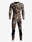 cheap Wetsuits, Diving Suits &amp; Rash Guard Shirts-Bluedive Men&#039;s Full Wetsuit 3mm SCR Neoprene Diving Suit Thermal Warm Quick Dry Stretchy Long Sleeve Back Zip - Swimming Diving Surfing Scuba Camo / Camouflage Autumn / Fall Spring Summer
