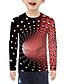 cheap Boys&#039; Tees &amp; Blouses-Boys 3D Optical Illusion T shirt Long Sleeve 3D Print Summer Active Basic Polyester Kids 3-12 Years Outdoor Daily