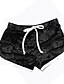 cheap Shorts-women&#039;s sexy drawstring velvet outfits high waist club mini shorts darkgreen
