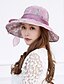cheap Hats-Women&#039;s Basic Party Sports &amp; Outdoor Street Sun Hat Party Hat Floral Purple Hat Portable Sun Protection Breathable / Fall / Winter / Spring / Summer