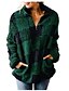 abordables Sweats à capuche et sweat-shirts-Manteau en peluche Saint Valentin Manteau Décontractée Sportif Veste Vert Bleu Noir