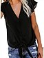 preiswerte Tops &amp; Blouses-Hemd Hemd Rosa Weiß Schwarz S