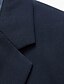 abordables Blazers Femme-3 pièces blazer veste hommes slim costume manteau smoking partie affaires mariage veste veste gilet&amp;amp; pantalon (noir, xxxl)
