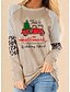cheap HALLOWEEN-Women&#039;s Pullover Sweatshirt Graphic Leopard Text Monograms Daily Casual Hoodies Sweatshirts  White Khaki Gray