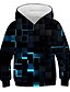 cheap Boys&#039; Hoodies &amp; Sweatshirts-Boys&#039; 3D Geometric Print Pullover Hoodie