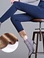 abordables Graphic Chic-Mujer Básico Comodidad Al Aire Libre Deportes Diario Aptitud física Polainas Pantalones Un Color Longitud total Negro Vino Azul Marino