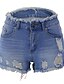 abordables Shorts-Mini Shorts Jean Bleu Ciel Rose Dragée Jaune Mode S M L XL XXL