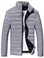 abordables Best Sellers-Veste homme, garçons hommes chaud col montant slim hiver manteau zippé veste outwear (gris, (us) m = asiatique l)