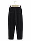 cheap Pants-Women&#039;s Basic Streetwear Comfort Daily Going out Jogger Pants Solid Colored Full Length Black