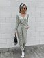 cheap Jumpsuits &amp; Rompers-Women&#039;s Basic Streetwear Black Wine Army Green Romper Solid Colored Color Block Patchwork