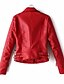 abordables Chaquetas para Mujer-chaqueta de cuero roja a medida para mujer sna - chaquetas de cuero a medida para mujer