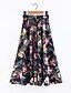 cheap Skirts-Women&#039;s Causal Daily Active Streetwear Skirts Floral Pleated Print Black Blushing Pink