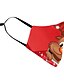 cheap Christmas Bandana-Face cover Men&#039;s Polyester One-Size Red 1pc / pack Adults Anti-UV Daily Punk &amp; Gothic All Seasons