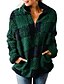 abordables Sweats à capuche et sweat-shirts-Manteau en peluche Saint Valentin Manteau Décontractée Sportif Veste Vert Bleu Noir