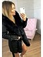 cheap Coats &amp; Trench Coats-Women&#039;s Down Fall Winter Daily Long Coat V Neck Warm Loose Elegant &amp; Luxurious Jacket Long Sleeve Fur Trim Solid Colored Blushing Pink White Black / Faux Fur / Lined