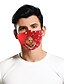preiswerte Weihnachtsbandana-Gesichtsbedeckung Herren Polyester Einheitsgröße Rote 1 Stück / Packung Erwachsene Anti - UV - Beschichtung Alltag Punk &amp; Gothic Ganzjährig
