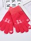 cheap Kids&#039; Scarves-2pcs Kids Girls&#039; Active Cat Animal Full Finger Knitwear Gloves Blushing Pink / Gray / Khaki One-Size