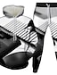 preiswerte Hoodies-Herren 3D Hoodies Set Grafik 3D Metallisch 2 Teile Mit Kapuze Alltag 3D-Druck Freizeit Kapuzenpullover Sweatshirts Langarm Gelb Weiß