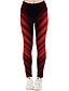 cheap Bottoms-Women&#039;s Sporty Yoga Quick Dry Outdoor Sports Daily Leggings Pants Striped Ankle-Length Red