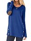 abordables Jerséis de Mujer-Mujer Color sólido Vestido de punto Ropa Cotidiana Moda Casual Diario Sudaderas con capucha Sudaderas Bleu Ciel Rojo tinto Azul Piscina