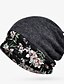 cheap Scarves &amp; Bandanas-Women&#039;s Floppy Hat Knitwear Cotton Active Basic - Floral Comfortable Fall Winter Wine Royal Blue Dark Gray