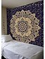 billige Wall Tapestries-mandala bohemisk veggteppe kunst dekor teppe gardin hengende hjem soverom stue sovesal dekorasjon boho hippie psykedelisk blomsterblomst lotus indisk