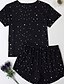 abordables Best Selling Plus Size-Femme Intérieur Polyester Vêtements de détente Graphique XL Noir