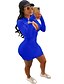 cheap Plus Size Dresses-womens sevy bodycon long sleeve front high neck zip-up slim mini dress plus size club outfits, x9257-green, small