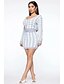 cheap Jumpsuits &amp; Rompers-Women&#039;s Basic Houndstooth Two Piece Set Sweater Skirt Patchwork Tops