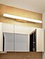 abordables Eclairage de Coiffeuse &amp; Miroir-LED miroir lampe nordique en bois massif 40/60/80 cm salle de bain armoire lampe salle de bain commode simple maquillage journal applique 6 w / 9 w / 12 w
