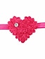 cheap Kids&#039; Scarves-1pcs Toddler / Baby Girls&#039; Sweet White / Red Heart / Solid Colored Heart / Pure Color Chiffon Hair Accessories Blushing Pink / Fuchsia / White One-Size / Headbands